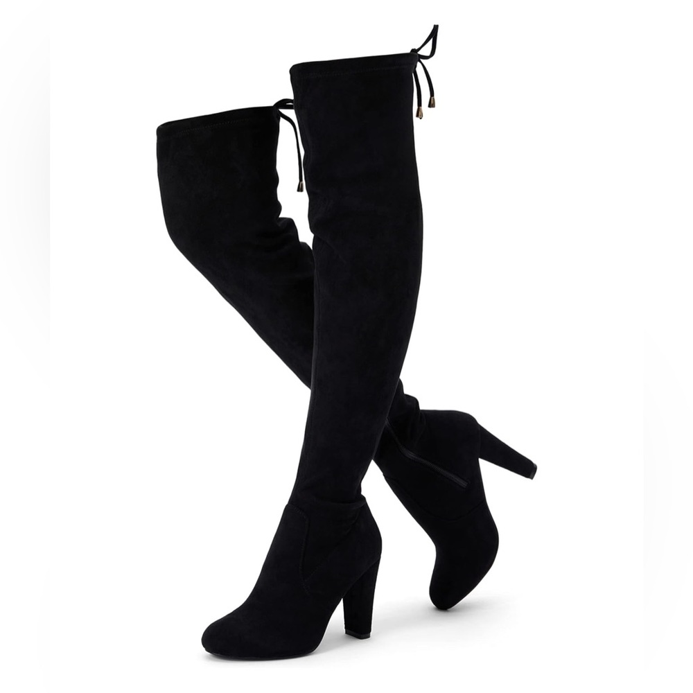 Elegant Black Over-the-Knee Boots